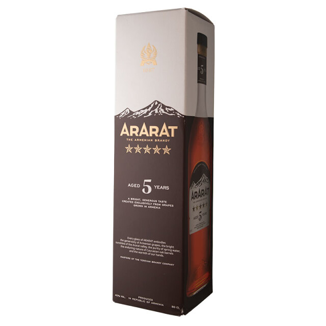 アララット 5年 ファイブ スター 40/500[24337][正規輸入][箱付](124337)