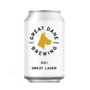 Great Dane Brewing 001 Great Lager 5.0%/350ml 缶 [163471]【要冷蔵】