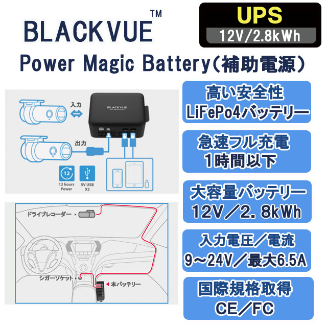 ドライブレコーダー部品 パーキングモードでの動作 BlackVue B-112