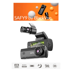 Lisway：4K + FHD 2カメラ SAFY9ドライブレコーダー64GB SD付き