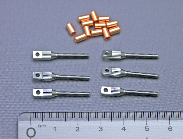 ★IM ワイヤーターミナル M(M2.3ネジ6個、かしめ金具12個入) #24102【メール便可】アイエムホビープロダクツ