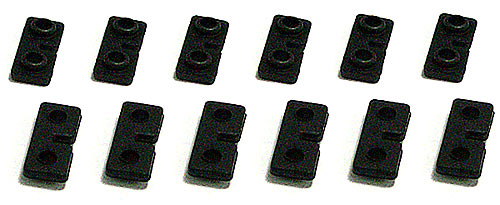 FUTABAサーボ用ゴムブッシュ S3003/3005/U300用12コ入 BS3504 【メール便可】