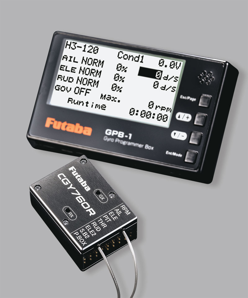 フタバ CGY760R受信機・ガバナー内蔵ヘリ用3軸ジャイロ