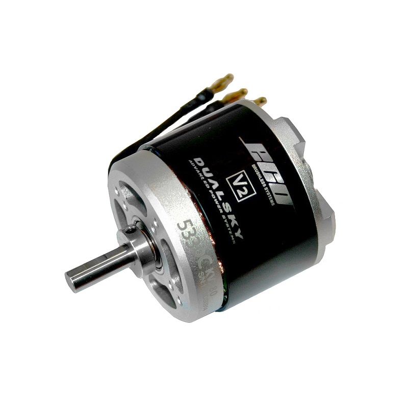 デュアルスカイ ECO 5330C-V2 アウトランナーブラシレスモーター (205RPM/3400W)