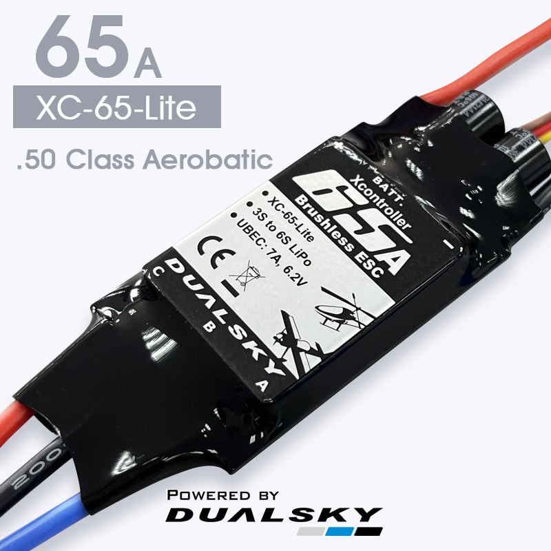 デュアルスカイ XC-65-Lite 65A UBEC 空用ESC 45841