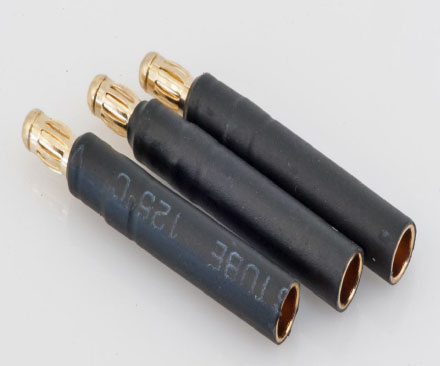 QS ゴールドコネクター3.5mmオス-4.mmメス変換アダプター