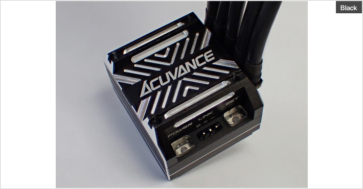 ACUVANCE XARVIS（ジャービス） edit.2 ブラック　RCカー用ブラシレスアンプ 60512