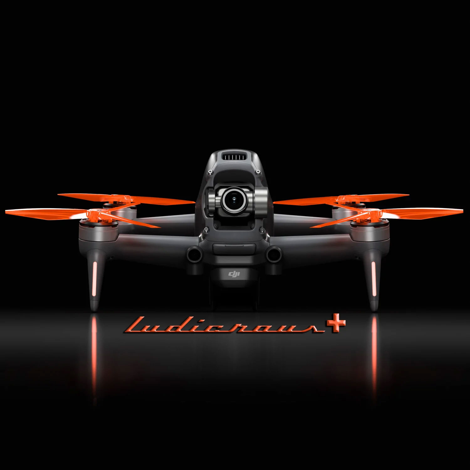 MA DJI FPV Ludicrousプラス・ アップグレードプロペラ 5.4ｘ3.2（オレンジ）4本セット　DJI FPV Ludicrous +PLUS Upgrade Propeller Set