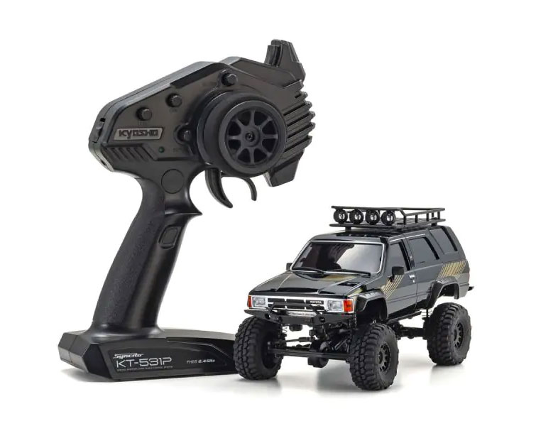 京商 ミニッツ4×4 レディセット トヨタ 4ランナー (ハイラックスサーフ) アクセサリーパーツ付 ブラック 32532BK