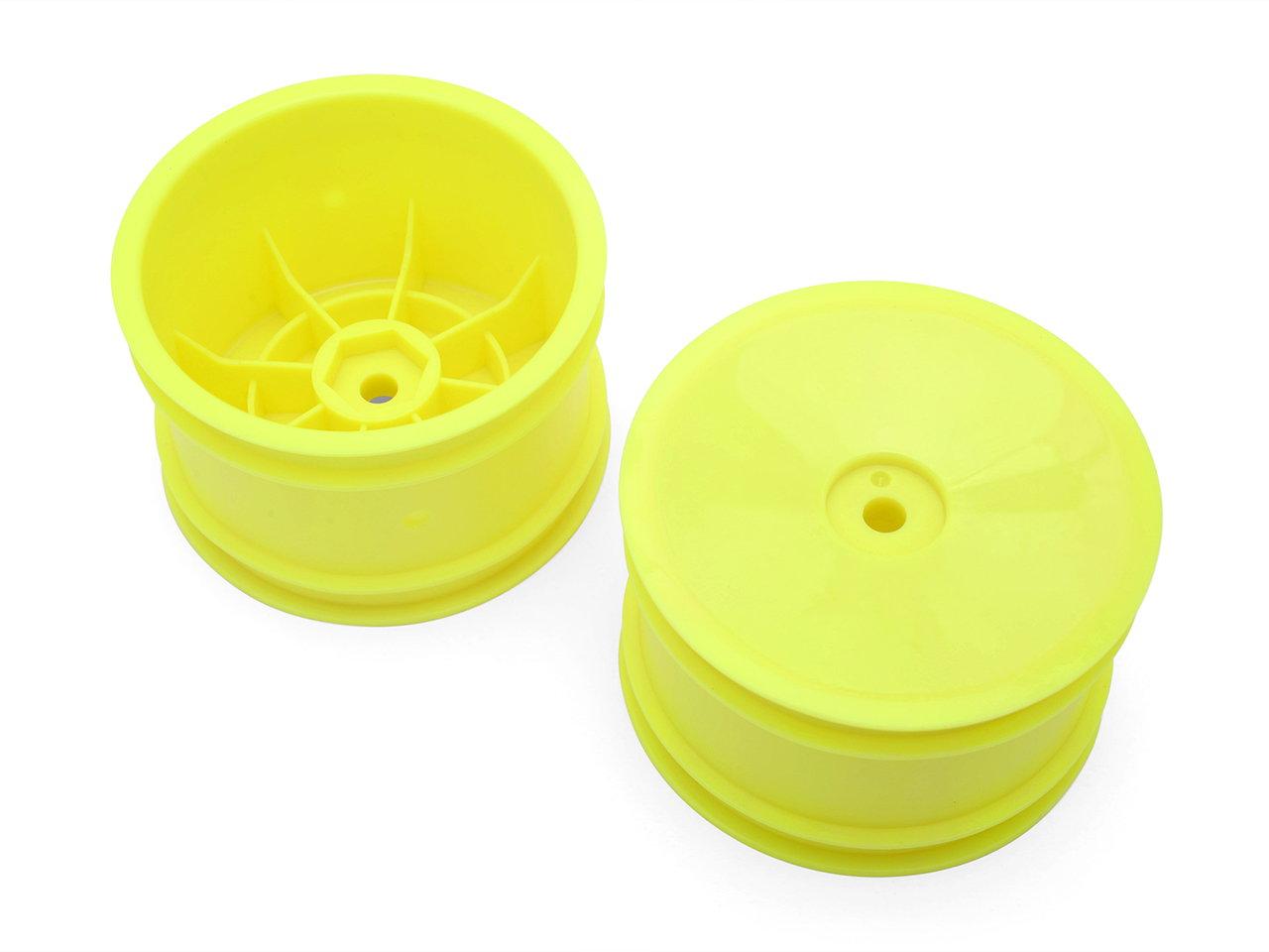 G-FORCE リヤディッシュホイール2.2インチ(イエロー)  Rear Dish Wheel 2.2 (Yellow) (Genova ジェノバ用オプションパーツ) GOP124