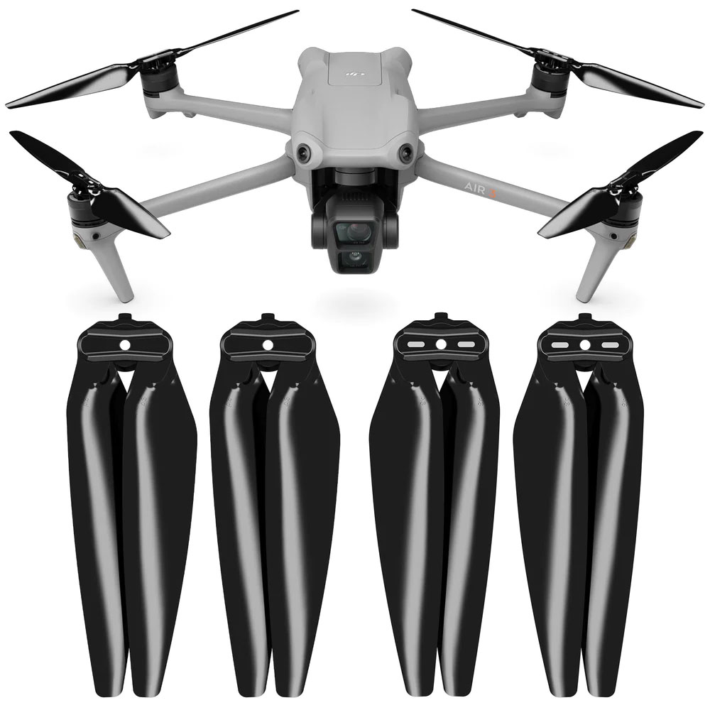 MA DJI Air 3用 STEALTH　アップグレード・プロペラ 8.8ｘ4.9  (ブラック）4本セット MA.A3S8849FB4