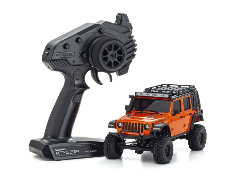 京商 ミニッツ4×4シリーズ レディセット ジープ ラングラー アンリミテッド ルビコン アクセサリー付 パンプキンメタリック 32528MO