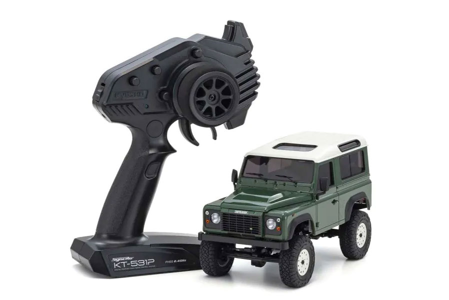 京商 ミニッツ4×4 レディセット ランドローバー ディフェンダー 90 コニストングリーン 32529GR KYOSHO