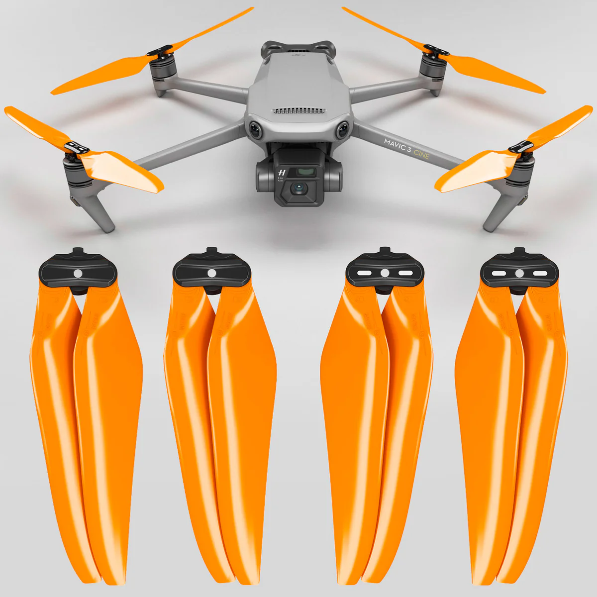 MA DJI Mavic 3用 STEALTH　アップグレード・プロペラ 9.4ｘ5.3  (オレンジ）4本セット MA.M3S9453FO4