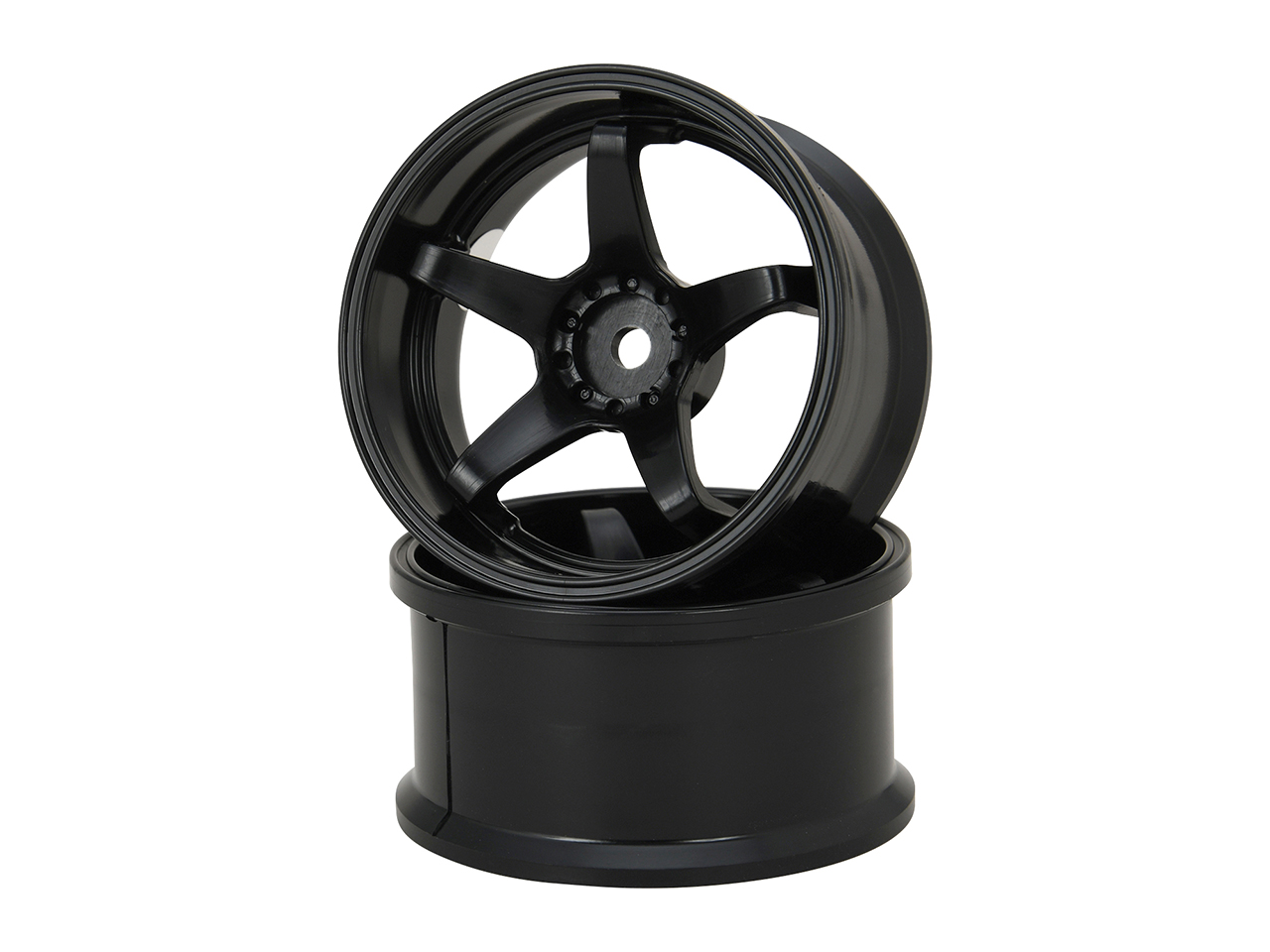 G-FORCE  ハイトラクションドリフト用ホイール（黒） N-Type Drift Wheel High Traction/+6/Black  GD054 ジーフォース