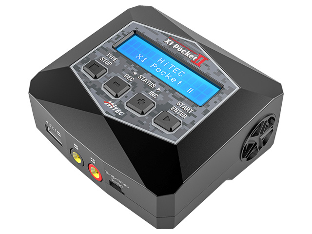 ハイテック ACバランス充・放電器 X1 ポケット II (AC Balance Charger/Discharger X1 Pocket II) 44306-B