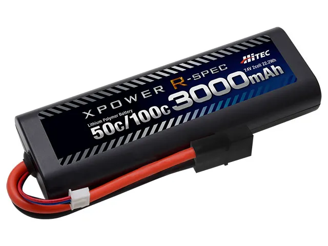 ハイテック XPOWER R-SPEC [エックスパワー Rスペック] Li-Po 7.4V 3000mAh 50C/100C XPR3000-RT-B