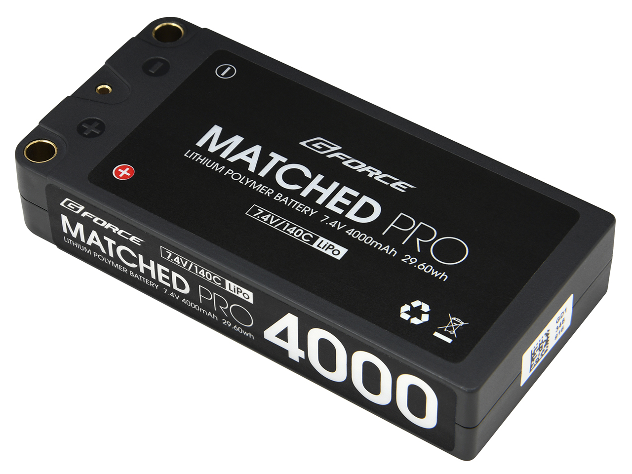 MATCHED PRO 7.4V 4000mAh LiPo Battery GFG019