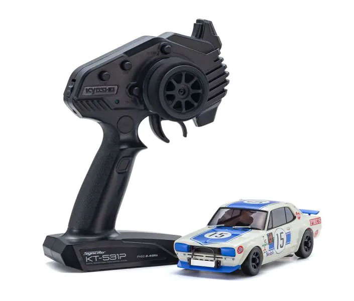 京商 ミニッツAWD 日産 スカイライン 2000GT-R (KPGC10) レーシング 1972 #15 32643BL KYOSHO