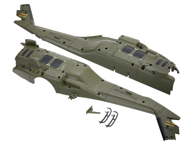 ハイテック メインボディセット（K170 ブラックホーク）XKK160-014