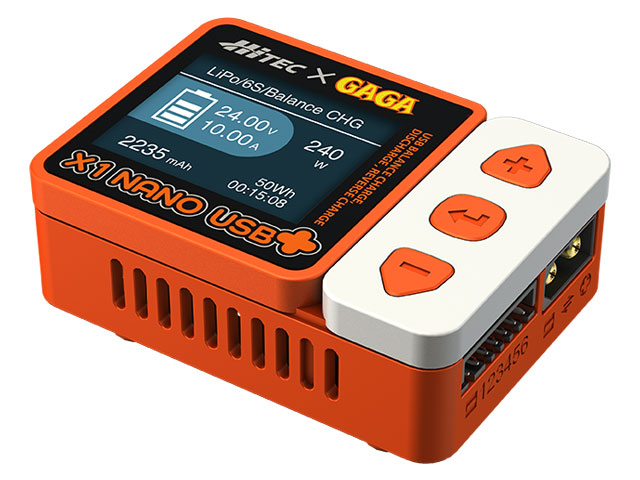 ハイテック X1 NANO USB +（ GAGA Ver.） USBバランス充・放電器・リバース充電 ［ X1 ナノ USB プラス ］ ガガバージョン 44362