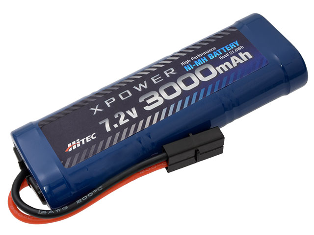 ★ハイテック XPOWER Ni-MH 7.2V 3000mAh タミヤタイプコネクター XP3000-NT-B HITEC