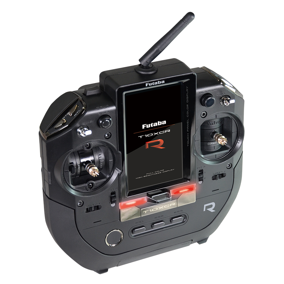 フタバ プロポ 10XCR カー用スティックタイププロポ ダブルレシーバーT/Rセット T10XCR-R404SBS-E X 2個 （内蔵アンテナ仕様）