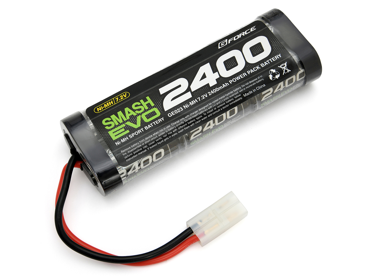 ジーフォース SMASH NiMH 7.2V 2400mAh GE023 カー用ニッケル水素電 G-FORCE Gフォース