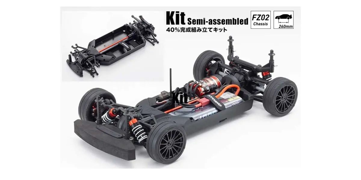 京商 1/10 EP 4WD フェーザーMk2 FZ02 シャシーキット 34461C KYOSHO