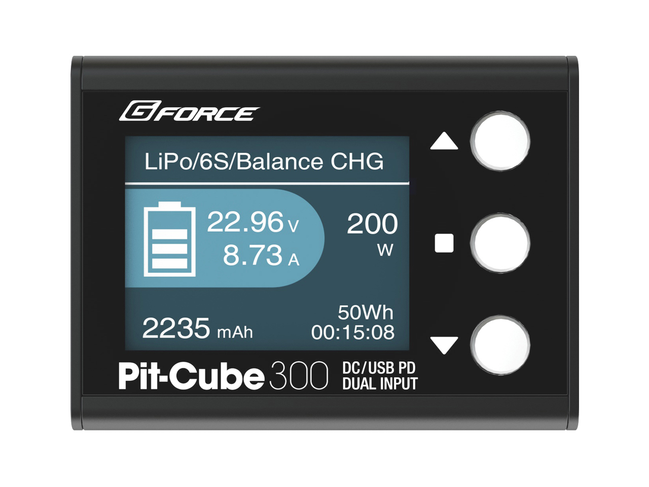 ジーフォース 最大300W／15A出力 DC/PD充放電器 Pit-Cube300（Pit-Cube300 DC/PD Charger）G0412 G-FORCE Gフォース