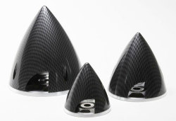 AN カーボン柄スピンナー45mm（725815）