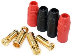 AMASS AS150 7mmアンチスパーク内蔵オスメスゴールドコネクター2セット