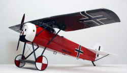 ＜リトルベランカ＞ ES フォッカーD8（バルサキット） - Fokker D8-画像