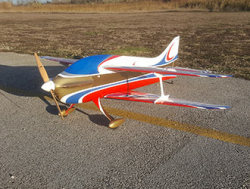 ＜リトルベランカ＞ プロメテウスS 50E 複葉機 レッドブルーバージョン (PrometheuS 50E Biplane Classic Red / Blue)画像