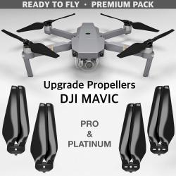MA DJI Mavic Pro & Pro Platinum用アップグレード・プロペラ  MR-MC　8.3x4.4  (黒）4本セット