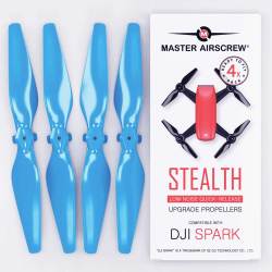 MA DJI Spark用 STEALTHアップグレード・プロペラ4.7x2.9  (ブルー）4本セット