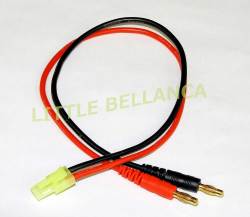 LB 電動ガンバッテリー専用ミニタミヤ充電ケーブル（16AWG/300mm）