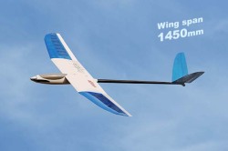 PILOT 小型モーターグライダー　オレガノ2 ブルーベーシック　ARF 11321　（1.45m)