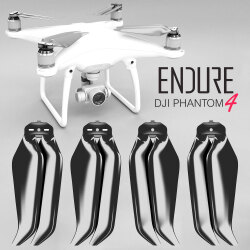 MAS DJI Phantom 4用高耐久性アップグレード折ペラ(黒） 9.5x5.7 4本セット