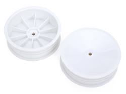 G-FORCE カーペットバギータイヤ用ディッシュホイール2.2 Front dish Wheel 2.2 for carpet tyre white  GOP121