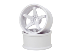 G-FORCE  ドリフト用ホイール（白） N-Type Drift Wheel/+8/White  GD037 ジーフォース