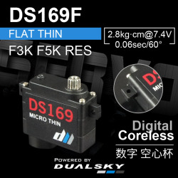 デュアルスカイ DS169F 薄型デジタルコアレスサーボ (9.0g)　22132