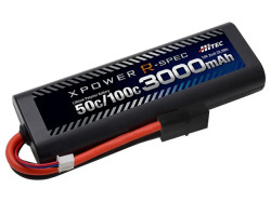 ハイテック XPOWER R-SPEC [エックスパワー Rスペック] Li-Po 7.4V 3000mAh 50C/100C XPR3000-RT-B