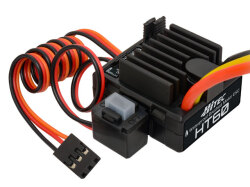 ハイテック 防水ブラシモーターESC HT60（タミヤタイプコネクター）61169 HITEC