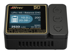 ハイテック X1 ナノ USB バランス充・放電器 50周年モデル X1 NANO USB 50th anniv.  44346 HITEC