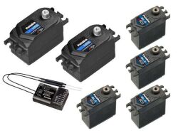 フタバ 空用RSパック R7308SB－HPS-A704ｘ2ーBLS-A600ｘ4 受信機＆サーボパック 00107432 双葉電子工業 FUTABA