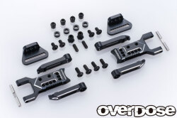 OVERDOSE アジャスタブルアルミリヤサスアーム Type-3 (For OD / ブラック)　OD2857