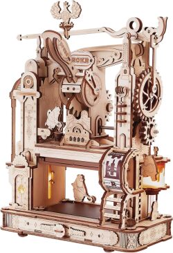 ROBOTIME DIYキット クラシック印刷機  LK602 （Classic Printing Press Mechanical ）
