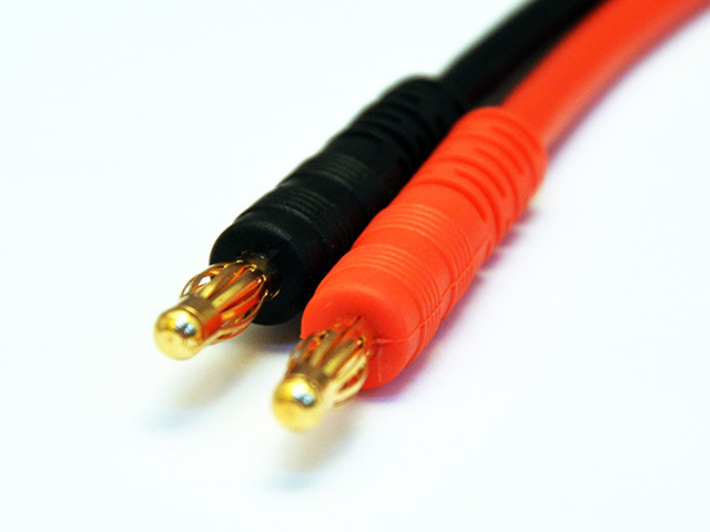 XT90コネクター用充電ケーブル(12AWG/150mm) 【メール便可】