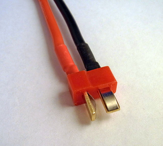 XT90コネクターメス／DEANS Tプラグオス用変換充電ケーブル 【メール便可】